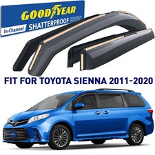 Rain Guards Vent Visors Shade for 2011-2020 Toyota Sienna SHATTERPROOF