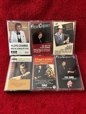 Floyd Cramer 6 Cassette lot Distinctive Piano Style Songs of Love Country best