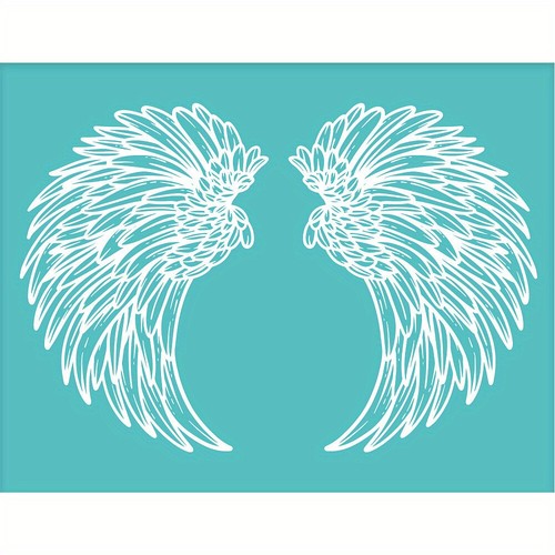 2pcs Self-Adhesive Silk Screen Printing Stencil for Painting on Wood - Picture 5 of 5