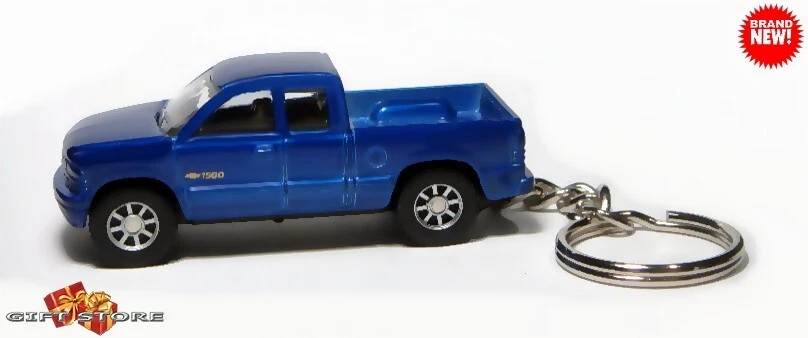 🎁🎁RARE KEYCHAIN BLUE CHEVY SILVERADO 1500 TRUCK CUSTOM Ltd. Ed. GREAT GIFT🎁🎁 - Image 4 of 4