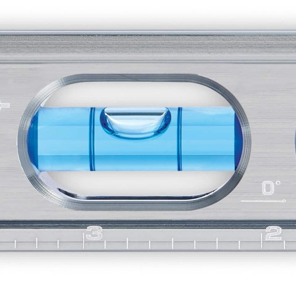 8 in.True Blue Aluminum Neodymium Solid Strong Magnetic Billet Torpedo Level new - Image 3 of 4