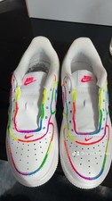Brand New Neon Rainbow Air Force 1 Size 12c. ...