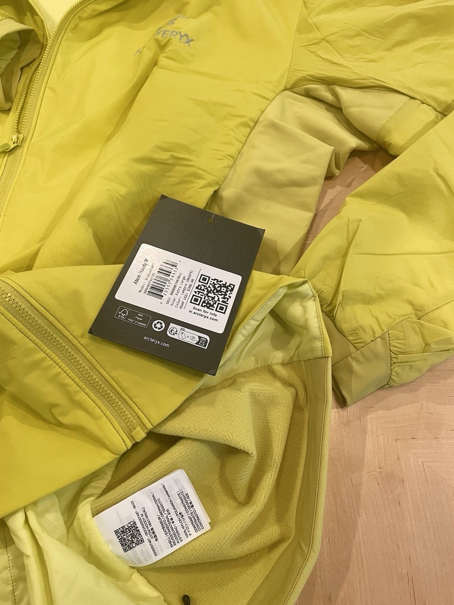 NEW! ARCTERYX Men Atom Hoody Jacket—(XL)—Insulated & Full-Zip