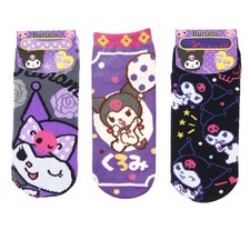  Random Kuromi Low Cut Cute Casual Socks, Winter Warm Women's Gifts 1pair 