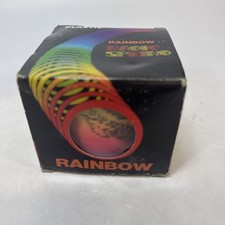Rainbow Magic Spring - Classic Plastic Slinky - Rainbow Color, 70s Nostalgic New