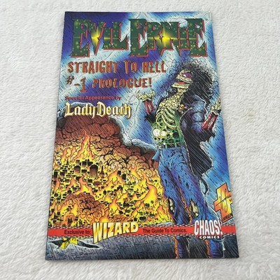 Evil Ernie Straight To Hell #1 Prologue Chaos Wizard Magazine 1995 Mini Comic