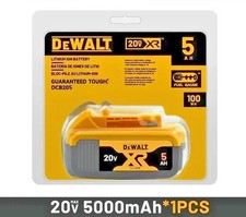 DEWALT 20V MAX XR 5 Ah Lithium Ion Battery Premium High Capacity DCB205-2 