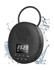Shower Radio Speaker with Bluetooth 5.0, AGPTEK Waterproof Wireless... Fast Ship