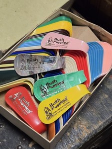 NOS 130 Vintage 1950's Hush Puppies Casual Shoes Wolverine Plastic Shoe Horn Lot