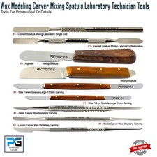 Dental Wax Carving Modelling Carvers Mixing Spatulas Laboratory Instruments Kit