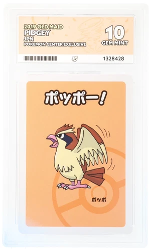 Pidgey Old Maid Pokemon Center Exclusive JPN - Perfect Subs ACE 10 Gem Mint