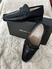 Bruno Magli italian soft nappa leather loafers, Men's Size 9 Brand New