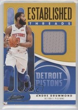2019 Panini Absolute Memorabilia Established Threads Level 1 Andre Drummond 5yi