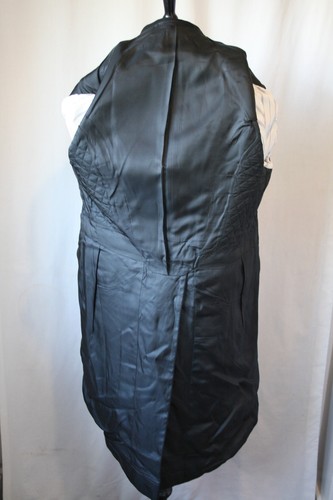 Vtg 1940's morning tails 3 pce suit & braces working cuffs 42 W 38 L 30 revival - Picture 20 of 24