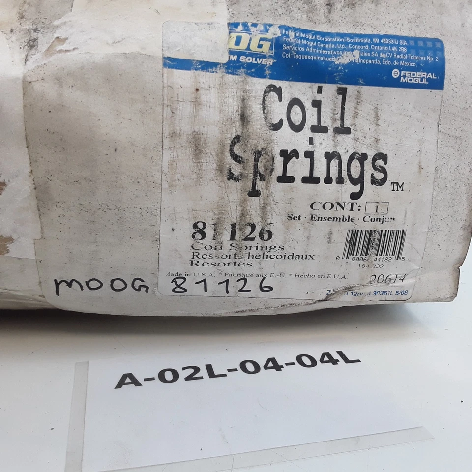 Juego de muelles helicoidales para Dodge Grand Caravan Chrysler Town & Country (01-03, 05-07) Foto 3 de 3