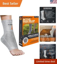 Ankle Sleeve   Ankle Brace for Joint Pain Relief, Sprained Ankle Support, Art...