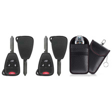 Key Fob Remote 2010 Dodge Avenger FCC: OHT692427AA MPN: 56040  Protective Pouch
