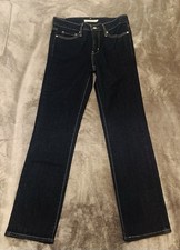 Levi's 314 Shaping Straight Dark Wash Jeans Women Size 28x30