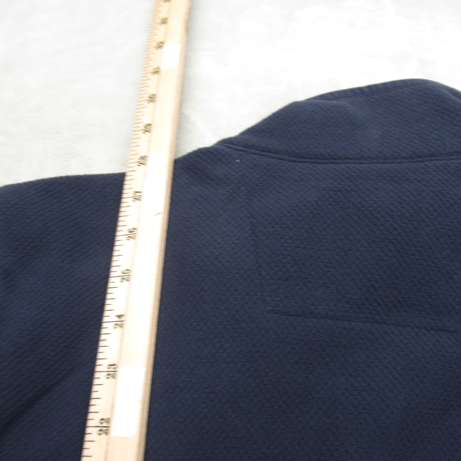 Carhartt Jacket Mens Small Navy Pockets Full Zip Fleece Coat Relaxed Logo NEW thumbnail 8