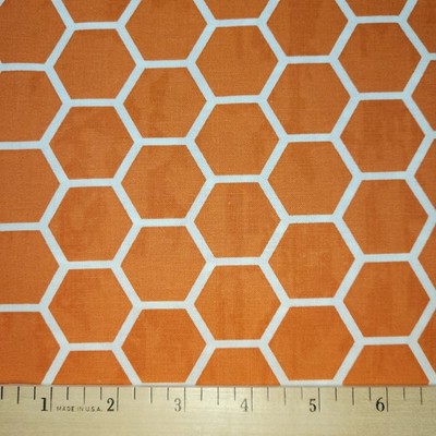 Hexagon Honeycomb 100% Cotton from MDG