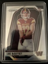 2024 Panini Prizm - Rookie Variations Luke McCaffrey #26 Silver Prizm (RC)