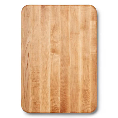 20 In. X 14 In. Rectangular Wooden Edge Grain Cutting Board