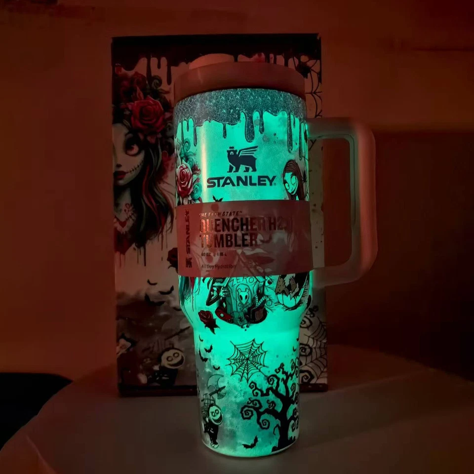 Sally x Jack Skellington Fusion Tumbler Design 40 Ounces with Gift Box 2025 - Image 2 of 4