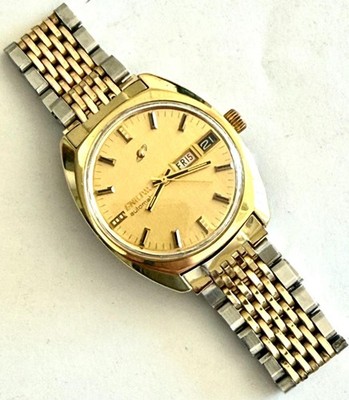 VINTAGE MEN'S ENICAR AUTOMATIC WRISTWATCH 27J 167C cal. 18K G.F.