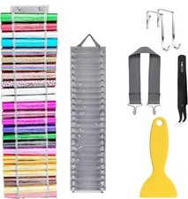 48 Compartments Vinyl Roll Storage, Vinyl Roll Holder Organizer, VinylStorage Ra