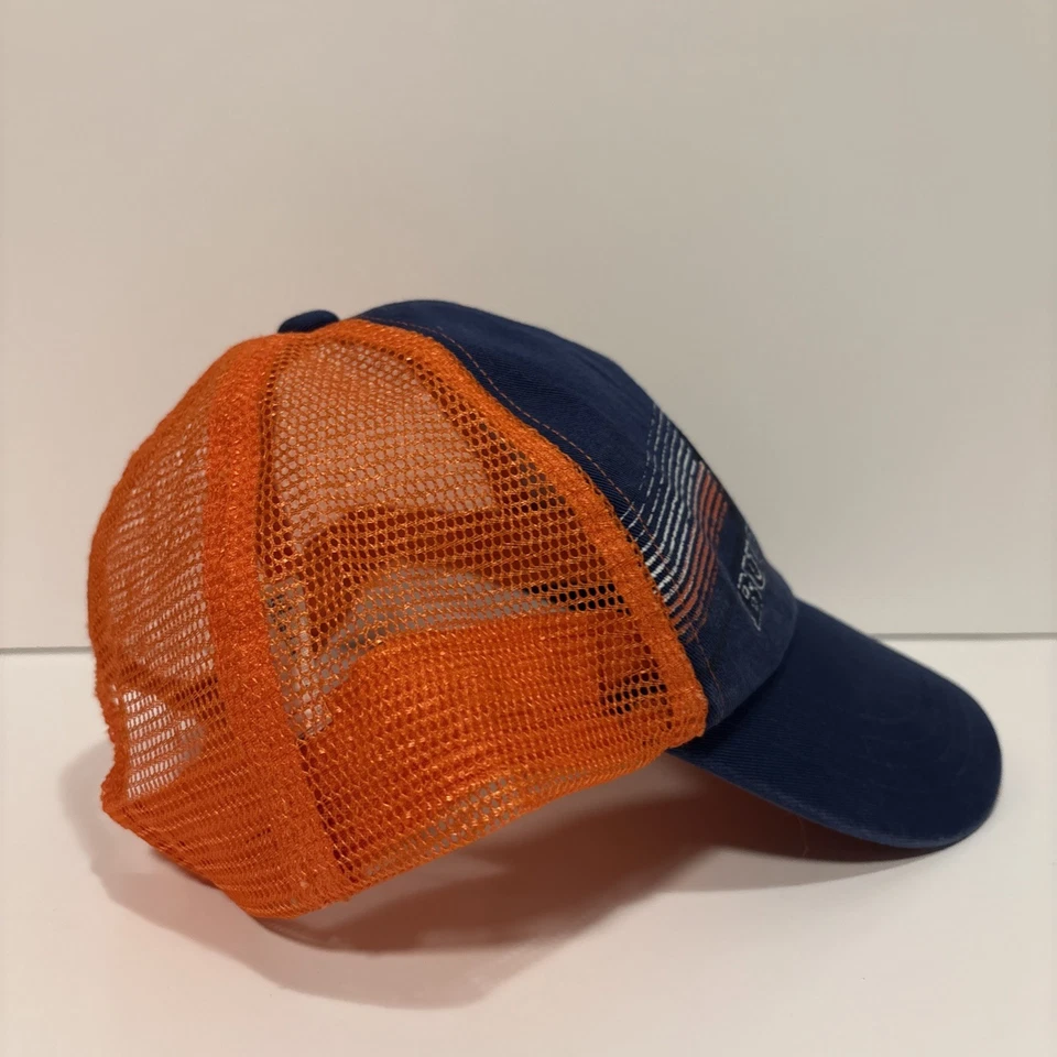 Sombrero de camionero vintage antiguo azul marino Buck Mesa Colorado forestal SnapBack Foto 3 de 4