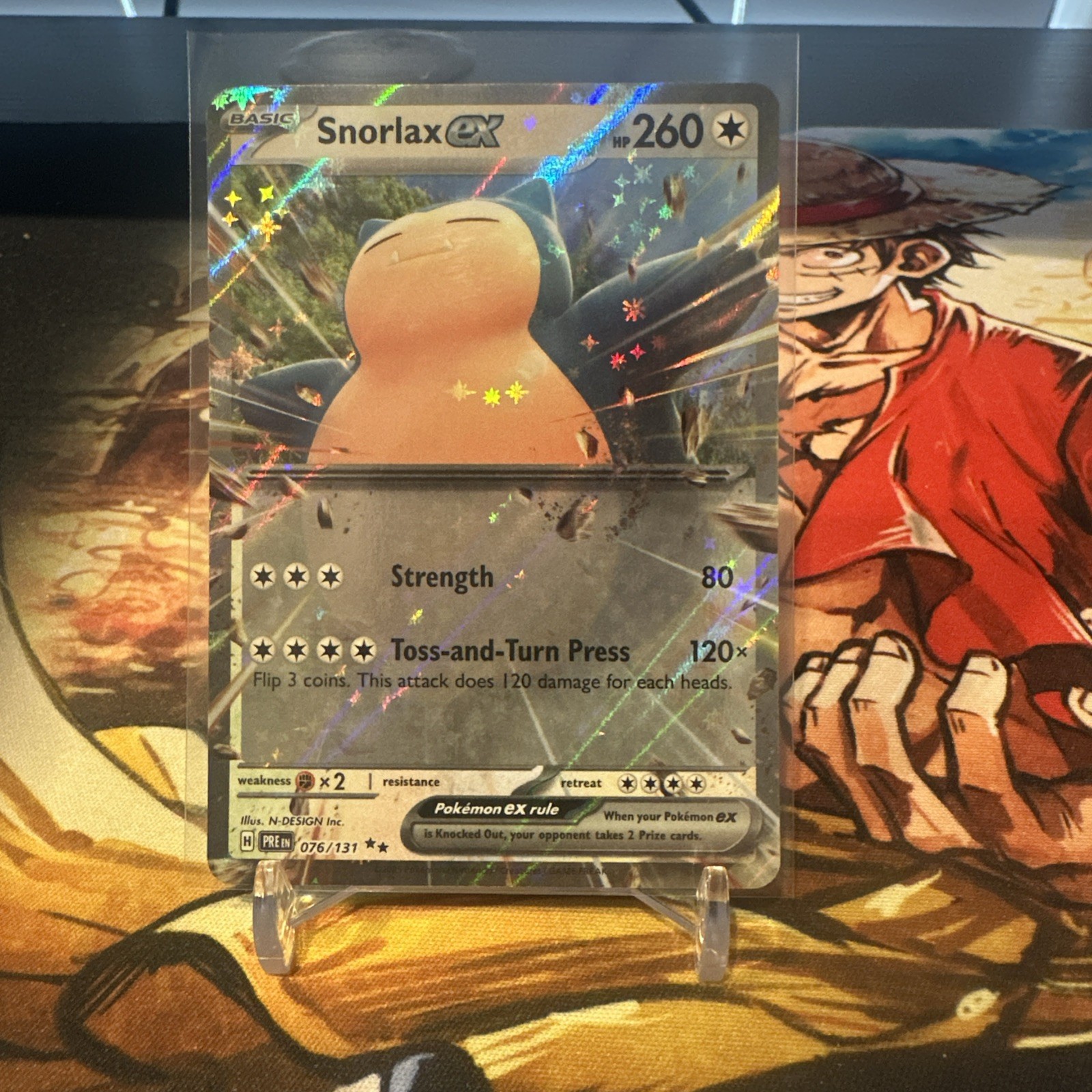 Snorlax ex 076/131 Pokemon TCG SV: Prismatic Evolutions NM