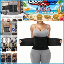 Waist Trainer Trimmer Belt for Women Men Tummy Control Body Shaper Back Support