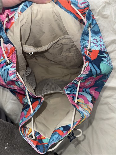Le SportSac Backpack with Bird and Flower Design Adjustable Strap - Picture 2 of 7