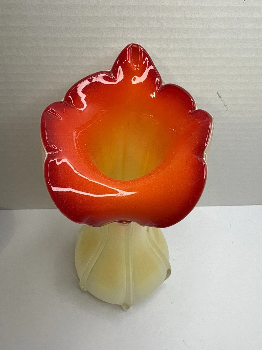 Jack In The Pulpit Vase In other Art Glass for sale | eBay