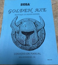 Sega Video Arcade Game GOLDEN AXE Original Ma...