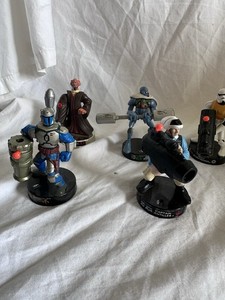 Star Wars Risk Game Set Of 5 Figures. Used. See Details