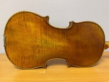 New 15.5" Viola - Antique Style Hand-made Flamed Back Bow Case 102