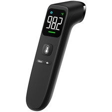 Touchless Thermometer for and Adults, 1-Second Reading, Black
