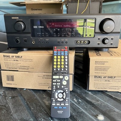 Denon AVR-1705 Home Theater 6.1 Ch Dolby Digital AV Surround Receiver Tested 