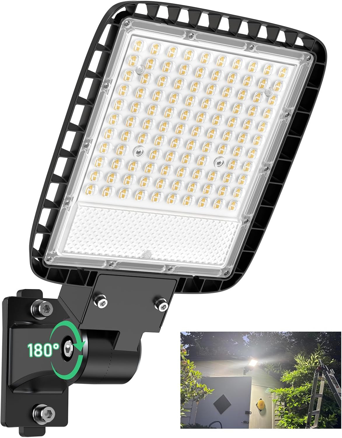 LED Parking Lot Light - 150W 6000K 120V Led Barn Light Outdoor Pole Light with P