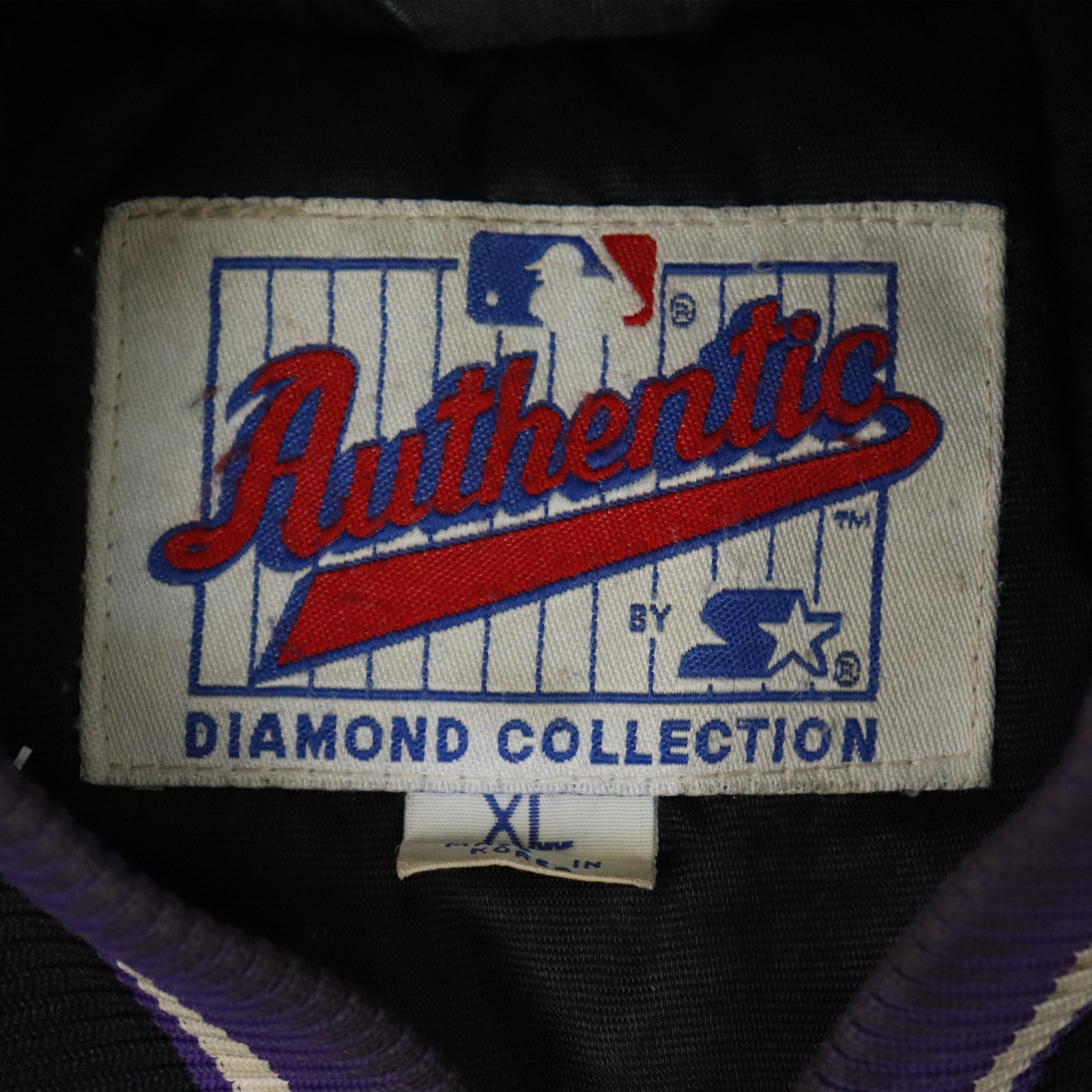 Vintage Starter Devil Rays Embroidered Satin Bomb… - image 4