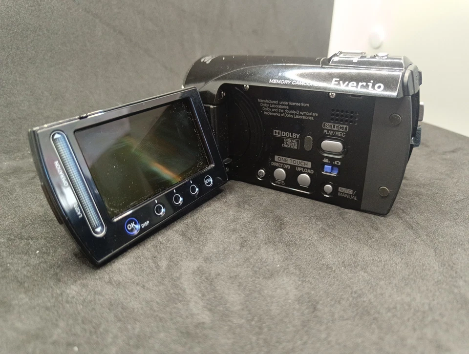 JVC Video Camera Everio Memory Camcorder GZ-MS 100BE *Display Bleibt Schwarz* - Bild 2 von 4