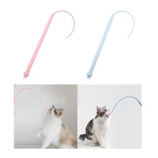 Cat Teaser Stick Kitten Interactive Toy Funny for Indoor Cats Handheld Sturdy