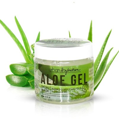 Bright & Balanced Aloe Vera Leaf Facial Gel Mask | Lightweight, Removes Skin ...