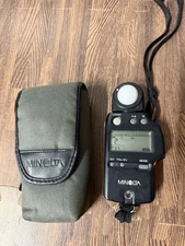 MINOLTA AUTO METER IV F Digital Exposure Light Meter with Case