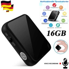 Diktierger&auml;t MP3 Player Mini Spion Aufnahmeger&auml;t Audio Sound Voice Recorder 16GB
