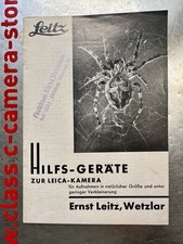 Leica Auxiliary Devices Brochure - Text.German - Classic-Camera-STORE