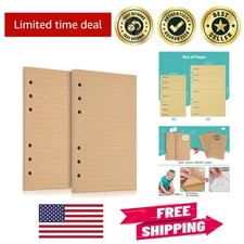 A5 Lined Loose Leaf Paper - 280 Pages of Thick 100 GSM for Binders & Journals