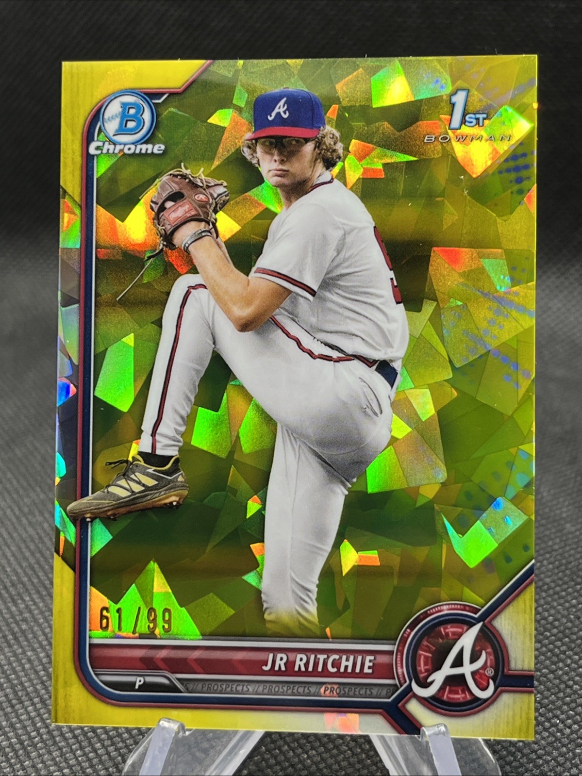 JR Ritchie 2022 Bowman Draft 1st Chrome Yellow Sapphire #’d /99 #BDC-126