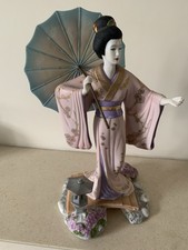 Franklin Mint Manabu Saito "Yoshiko" Princess Of Cherry Blossoms Figurine 